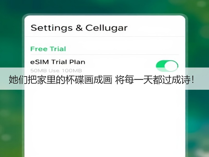 她们把家里的杯碟画成画 将每一天都过成诗！ - 诺云双维造物网