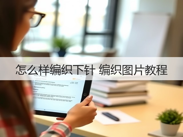 怎么样编织下针 编织图片教程(图3)