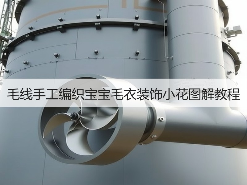 毛线手工编织宝宝毛衣装饰小花图解教程 - 诺云双维造物网