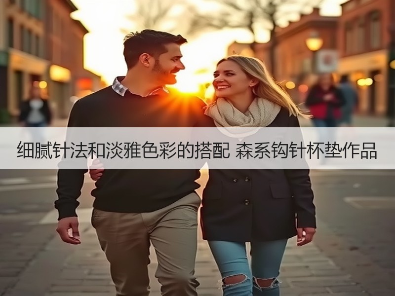 细腻针法和淡雅色彩的搭配 森系钩针杯垫作品 - 诺云双维造物网