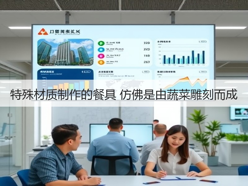 特殊材质制作的餐具 仿佛是由蔬菜雕刻而成 - 诺云双维造物网