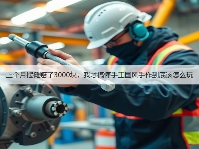 上个月摆摊赔了3000块，我才搞懂手工国风手作到底该怎么玩(图1)