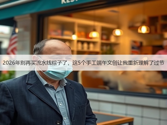 2026年别再买流水线粽子了，这5个手工端午文创让我重新理解了过节(图1)