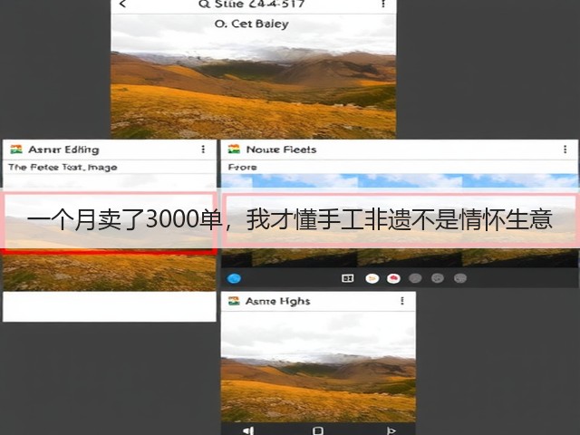 一个月卖了3000单，我才懂手工非遗不是情怀生意(图3)
