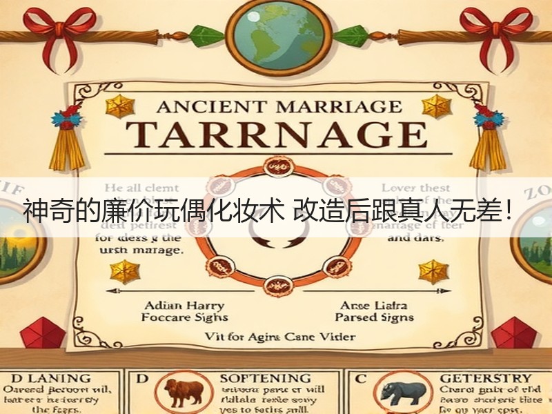 神奇的廉价玩偶化妆术 改造后跟真人无差！ - 诺云双维造物网