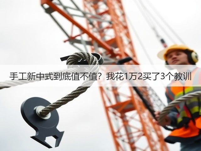 手工新中式到底值不值？我花1万2买了3个教训(图3)