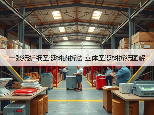 一张纸折纸圣诞树的折法 立体圣诞树折纸图解(图3)
