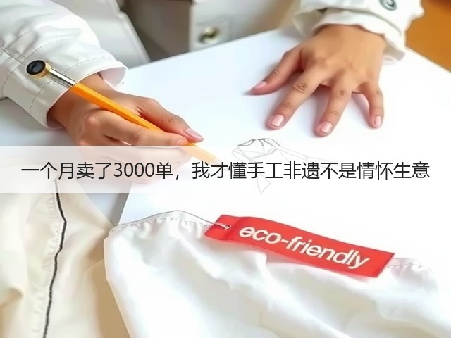 一个月卖了3000单，我才懂手工非遗不是情怀生意(图1)
