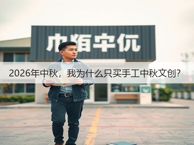 2026年中秋，我为什么只买手工中秋文创？(图1)