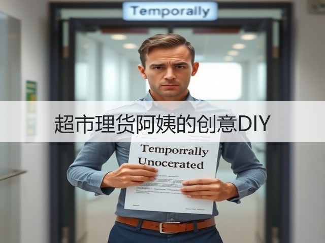 超市理货阿姨的创意DIY(图1)