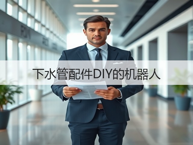 下水管配件DIY的机器人(图1)