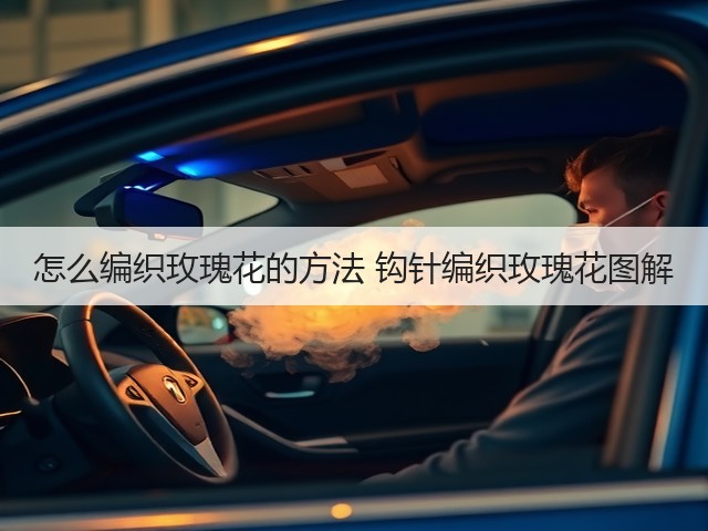 怎么编织玫瑰花的方法 钩针编织玫瑰花图解(图1)