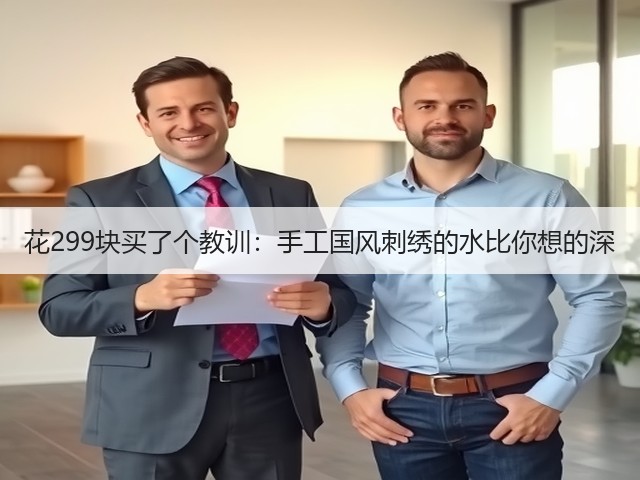 花299块买了个教训：手工国风刺绣的水比你想的深(图3)