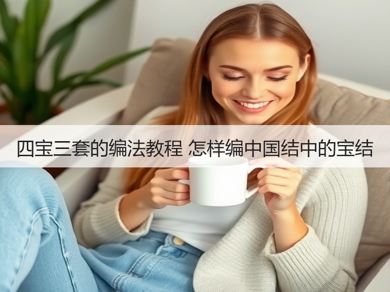 四宝三套的编法教程 怎样编中国结中的宝结 - 诺云双维造物网