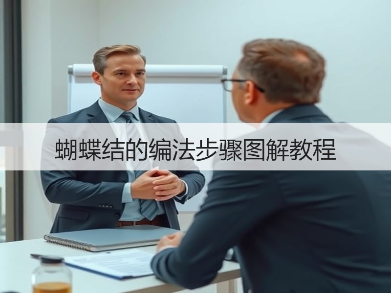 蝴蝶结的编法步骤图解教程 - 诺云双维造物网