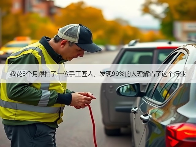 我花3个月跟拍了一位手工匠人，发现99%的人理解错了这个行业(图3)