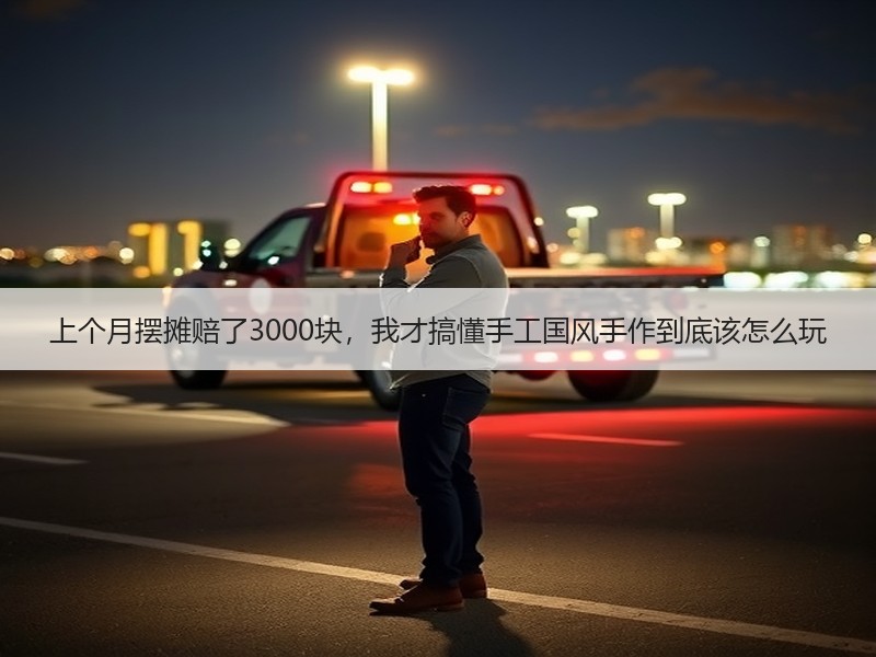 上个月摆摊赔了3000块，我才搞懂手工国风手作到底该怎么玩 - 诺云双维造物网