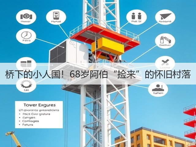 桥下的小人国！68岁阿伯“捡来”的怀旧村落(图2)