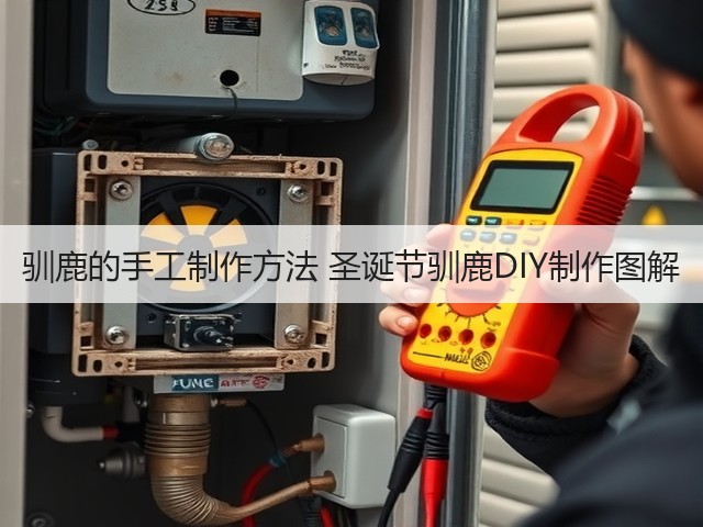 驯鹿的手工制作方法 圣诞节驯鹿DIY制作图解(图1)