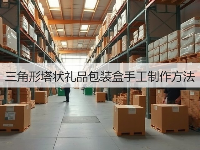 三角形塔状礼品包装盒手工制作方法(图2)