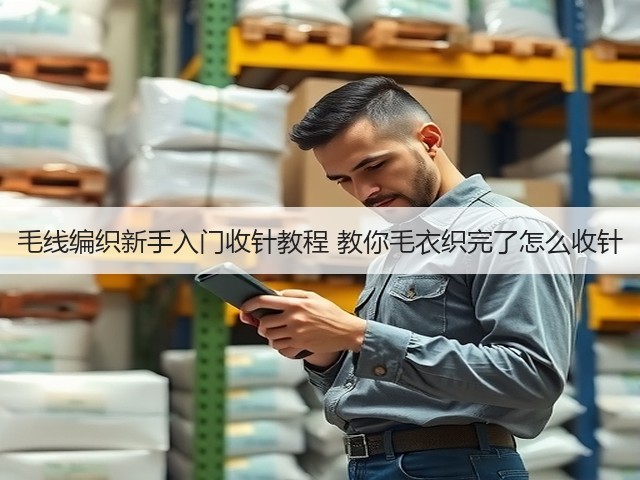 毛线编织新手入门收针教程 教你毛衣织完了怎么收针(图3)