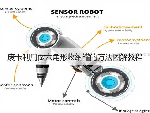废卡利用做六角形收纳罐的方法图解教程(图3)