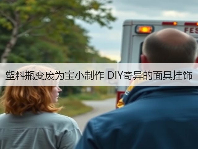 塑料瓶变废为宝小制作 DIY奇异的面具挂饰(图2)