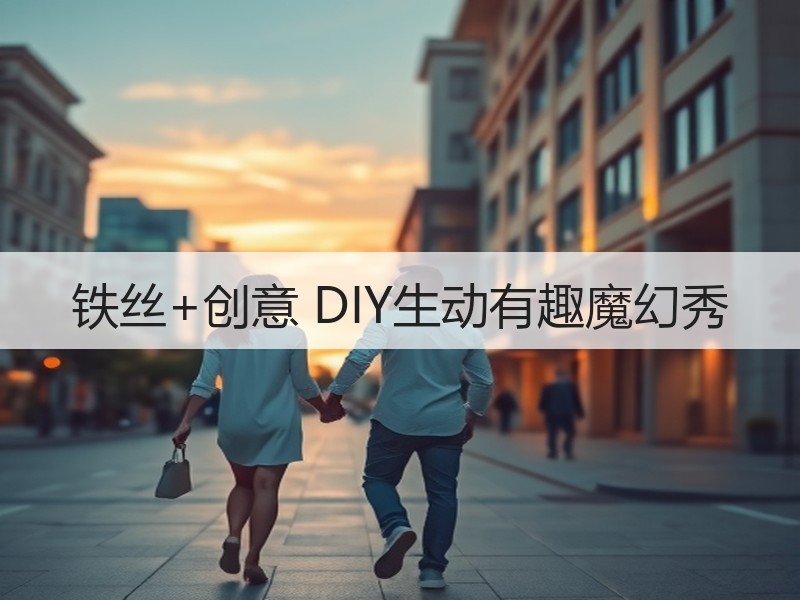 铁丝+创意 DIY生动有趣魔幻秀 - 诺云双维造物网
