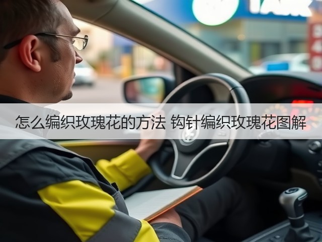 怎么编织玫瑰花的方法 钩针编织玫瑰花图解(图3)