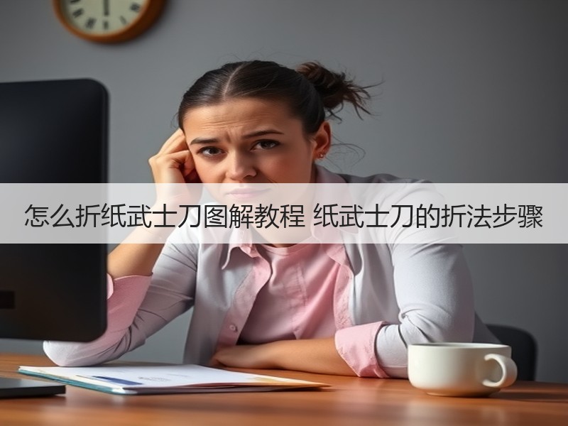 怎么折纸武士刀图解教程 纸武士刀的折法步骤 - 诺云双维造物网