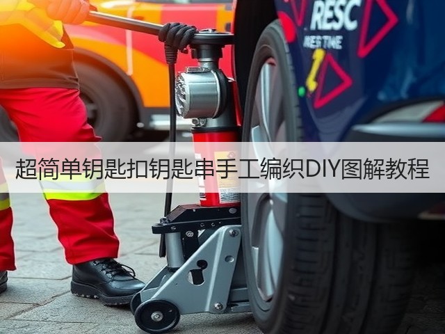 超简单钥匙扣钥匙串手工编织DIY图解教程(图3)