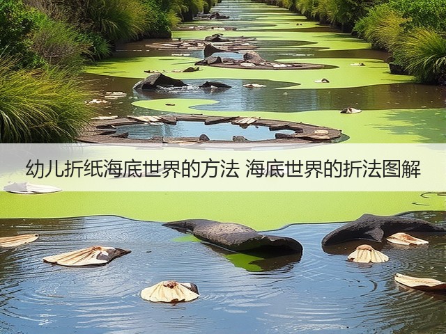 幼儿折纸海底世界的方法 海底世界的折法图解(图2)