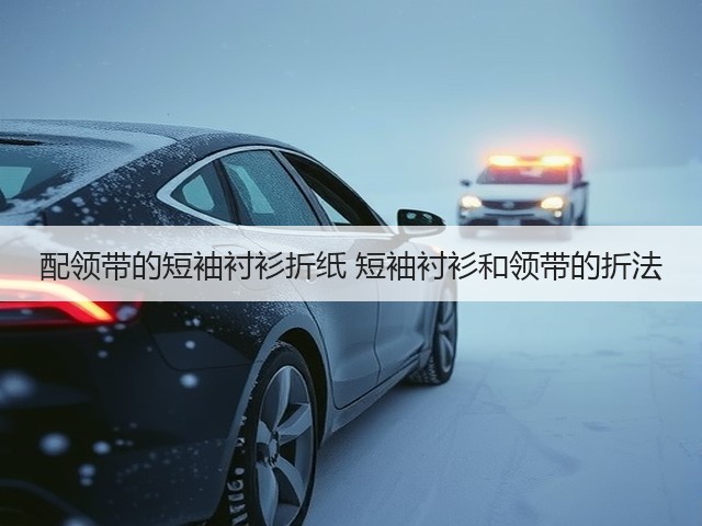 配领带的短袖衬衫折纸 短袖衬衫和领带的折法(图2)