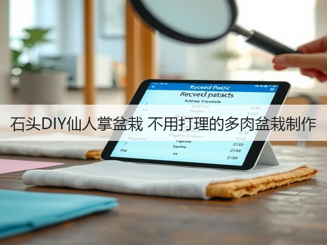 石头DIY仙人掌盆栽 不用打理的多肉盆栽制作(图2) 石头DIY仙人掌盆栽 不用打理的多肉盆栽制作(图2)