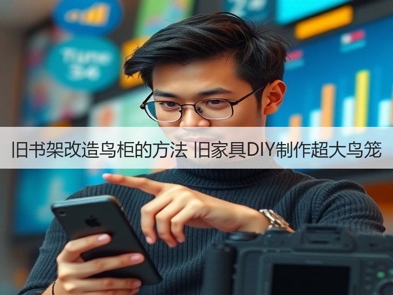 旧书架改造鸟柜的方法 旧家具DIY制作超大鸟笼 - 诺云双维造物网
