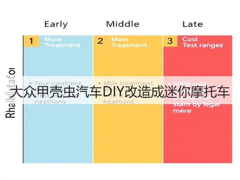 大众甲壳虫汽车DIY改造成迷你摩托车 - 诺云双维造物网