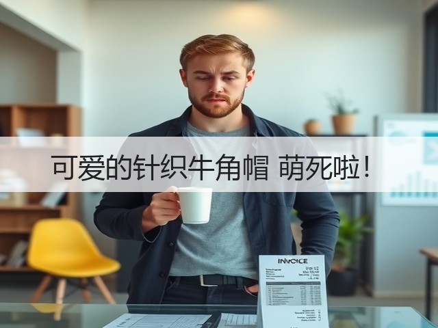 可爱的针织牛角帽 萌死啦！(图1)