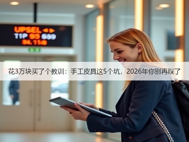 花3万块买了个教训：手工皮具这5个坑，2026年你别再踩了(图3)