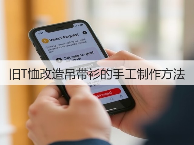旧T恤改造吊带衫的手工制作方法(图1)