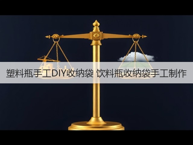 塑料瓶手工DIY收纳袋 饮料瓶收纳袋手工制作(图2)