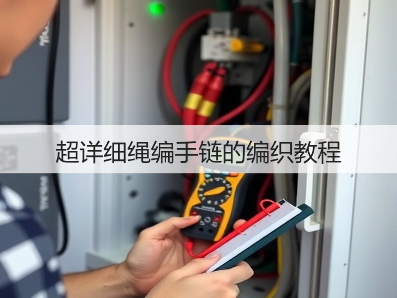 超详细绳编手链的编织教程 - 诺云双维造物网