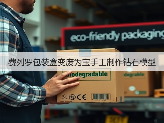 费列罗包装盒变废为宝手工制作钻石模型(图3) 费列罗包装盒变废为宝手工制作钻石模型(图3)