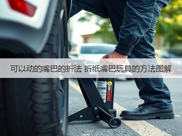 可以动的嘴巴的折法 折纸嘴巴玩具的方法图解(图2)