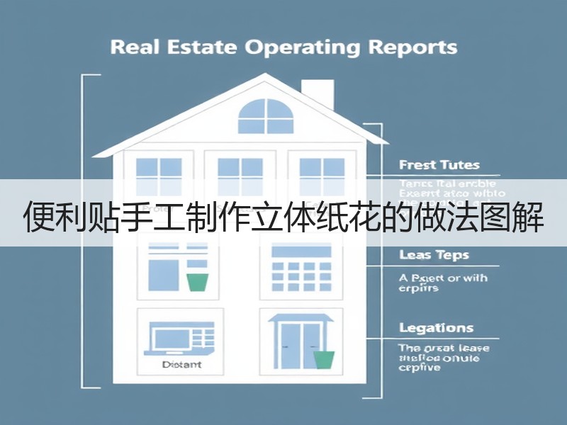 便利贴手工制作立体纸花的做法图解 - 诺云双维造物网