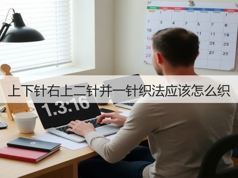 上下针右上二针并一针织法应该怎么织 - 诺云双维造物网
