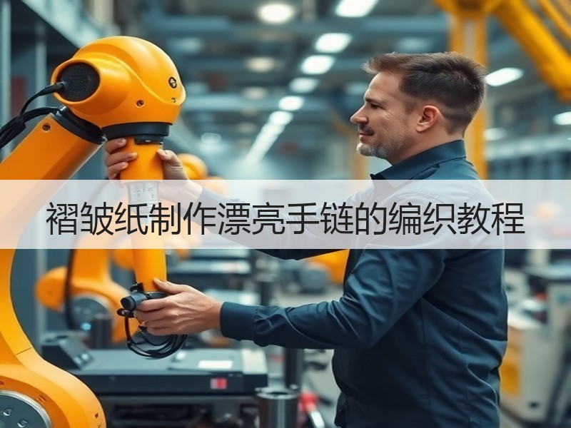 褶皱纸制作漂亮手链的编织教程 - 诺云双维造物网