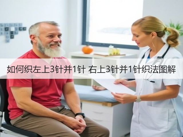如何织左上3针并1针 右上3针并1针织法图解(图2)