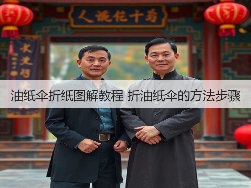 油纸伞折纸图解教程 折油纸伞的方法步骤 - 诺云双维造物网