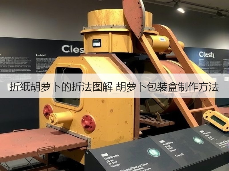 折纸胡萝卜的折法图解 胡萝卜包装盒制作方法 - 诺云双维造物网